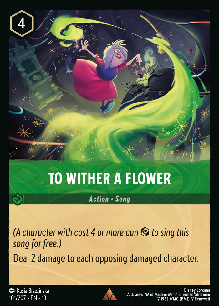To Wither a Flower