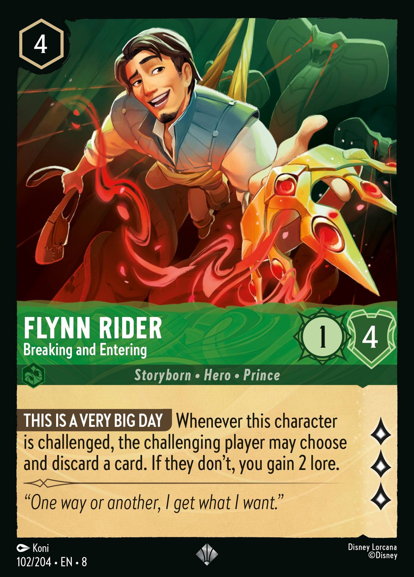Flynn Rider - Breaking and Entering