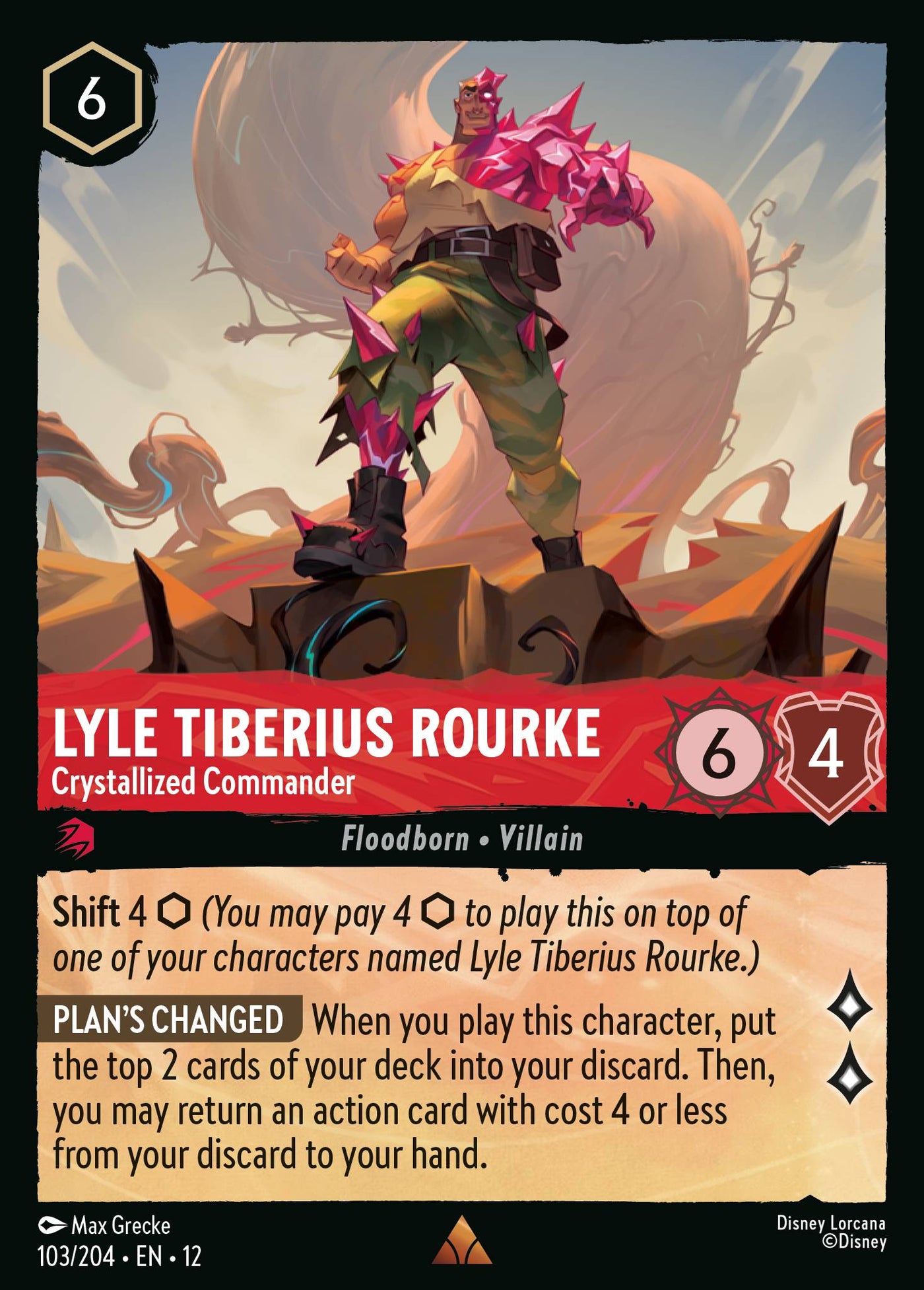 Lyle Tiberius Rourke - Crystallized Commander