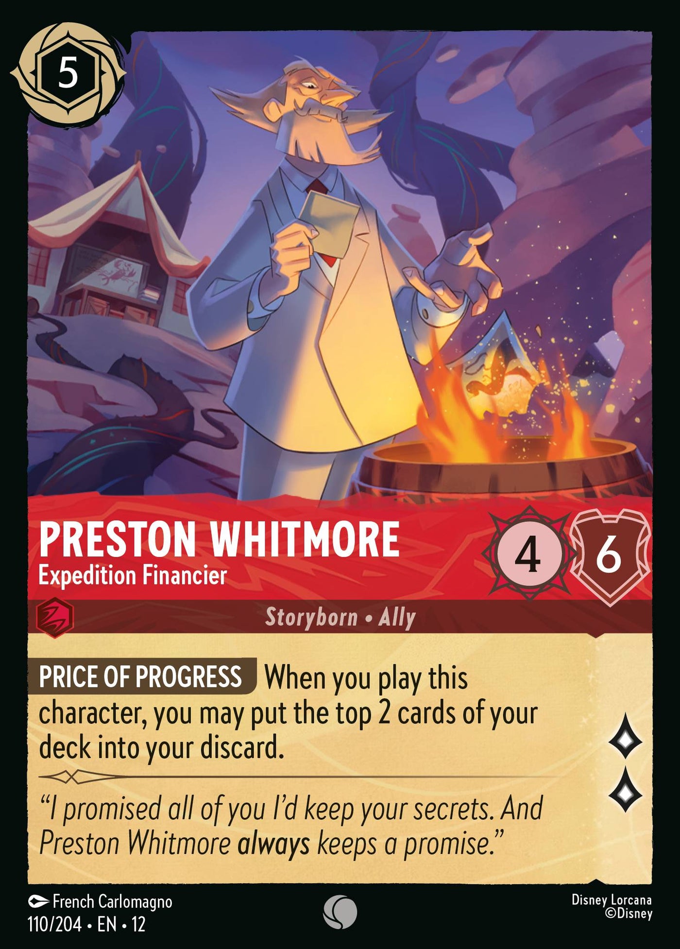 Preston Whitmore - Expedition Financier