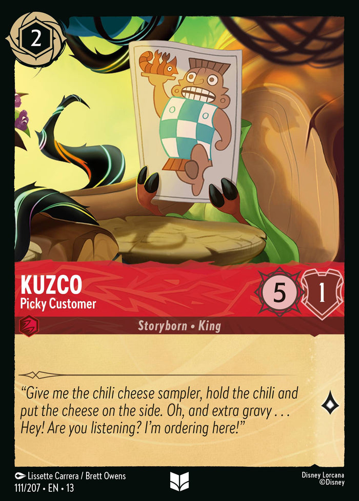 Kuzco - Picky Customer