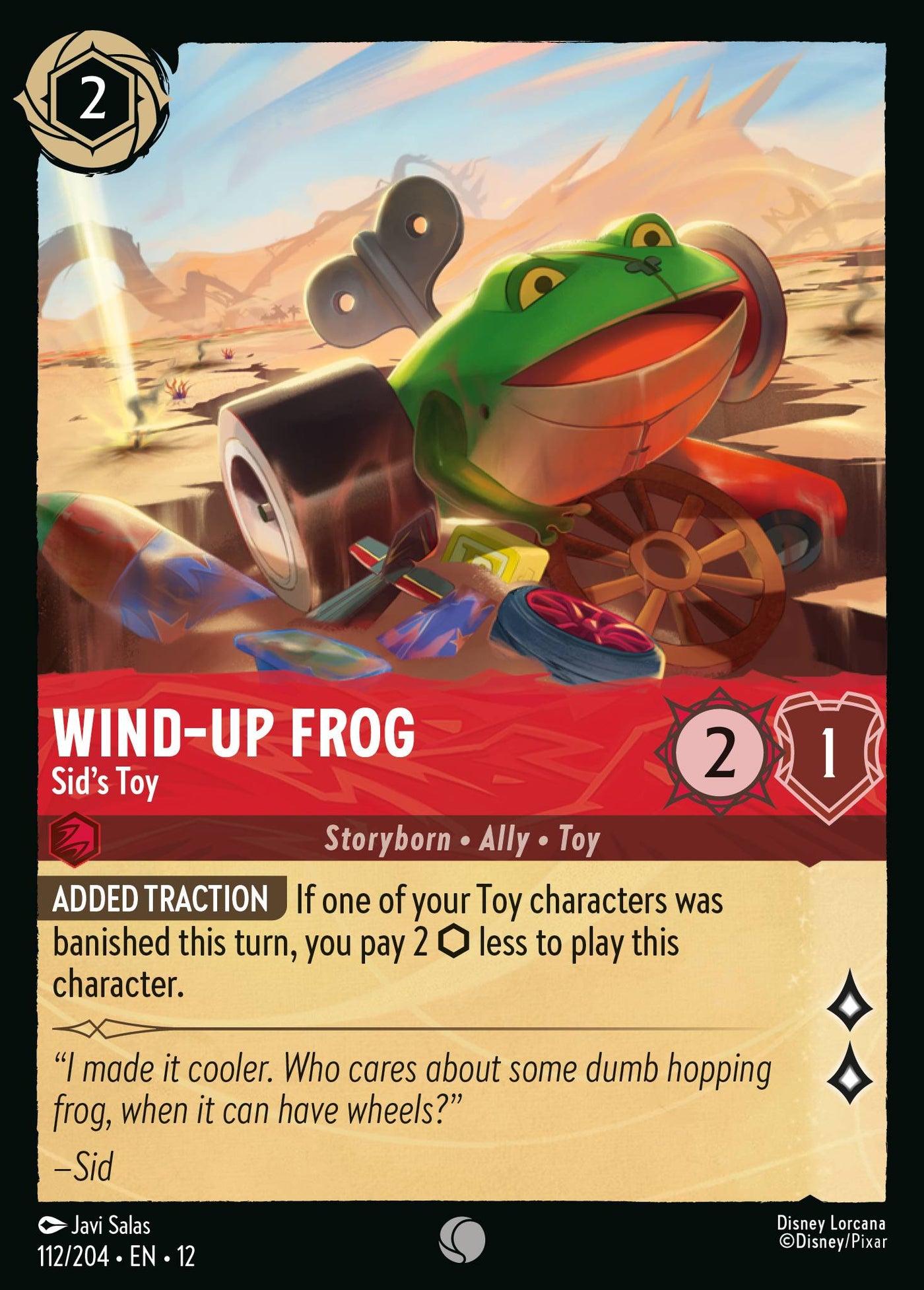 Wind-Up Frog - Sid's Toy