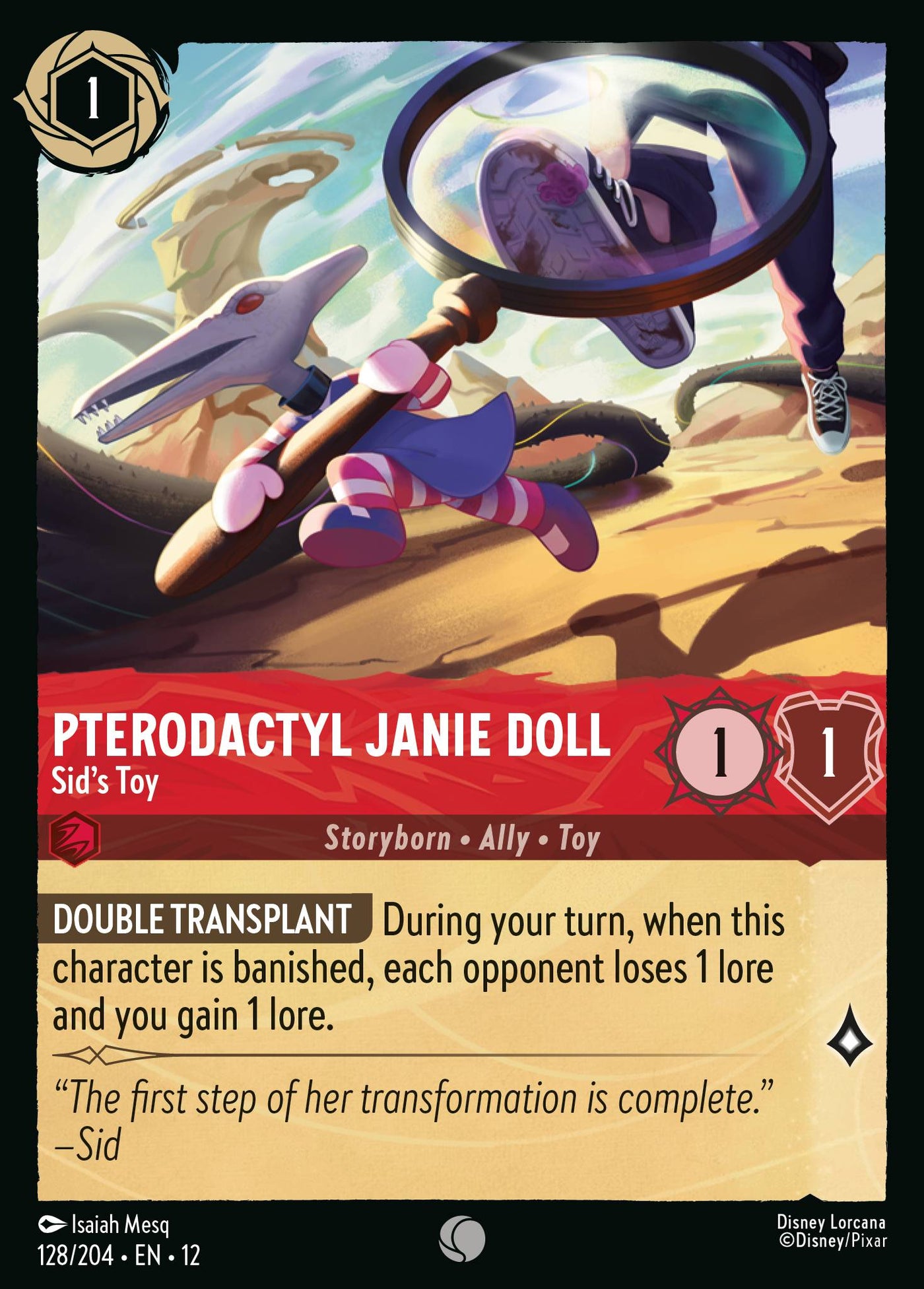 Pterodactyl Janie Doll - Sid's Toy