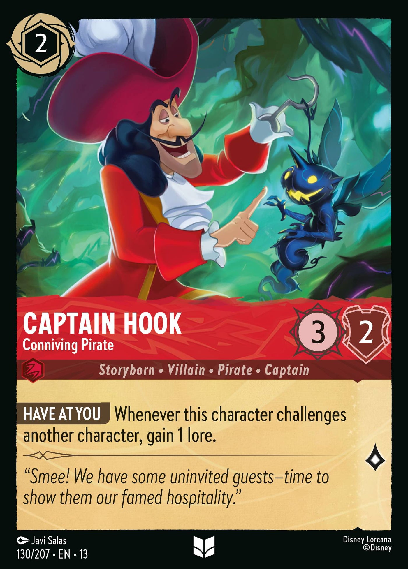 Captain Hook - Conniving Pirate