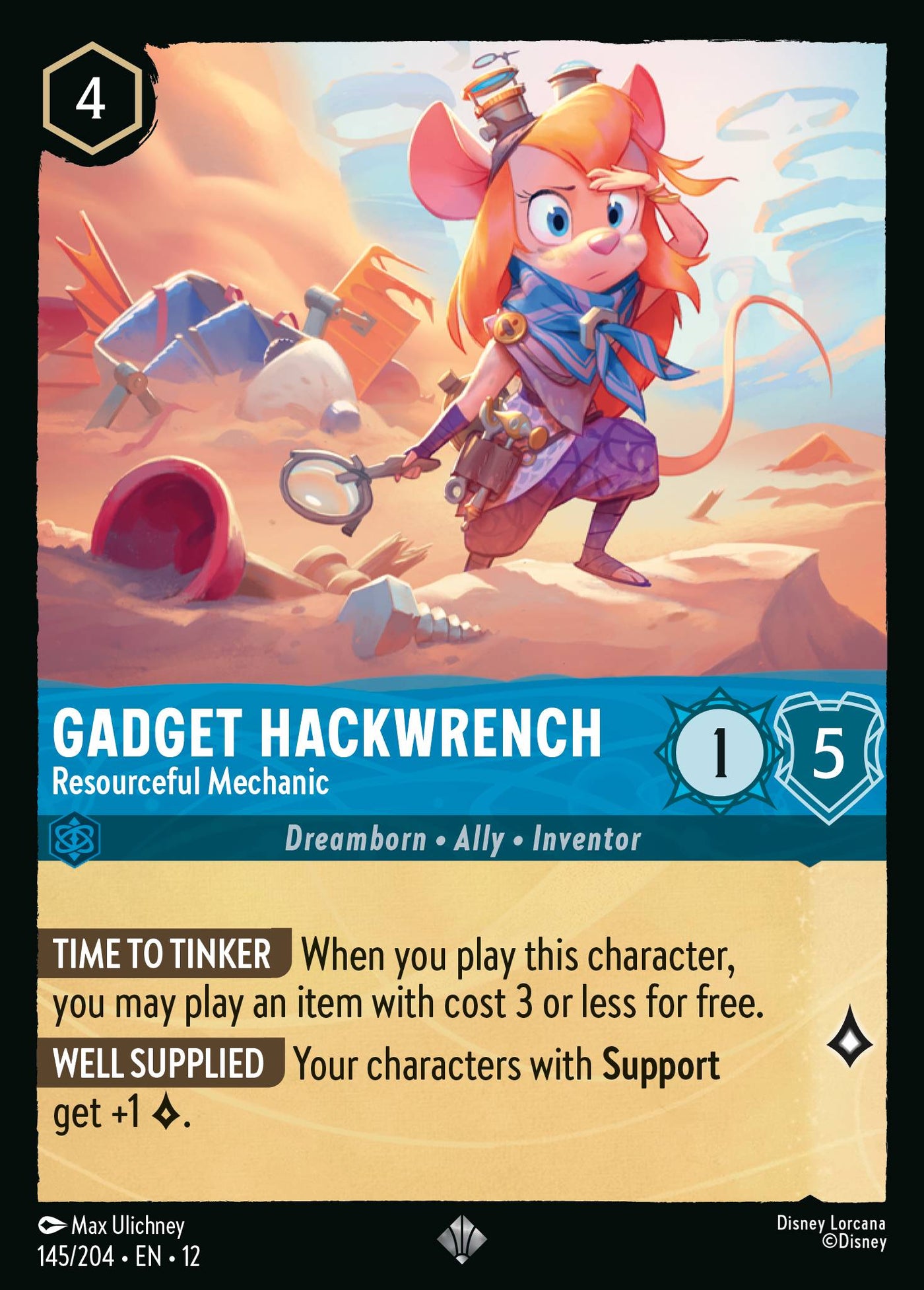 Gadget Hackwrench - Resourceful Mechanic