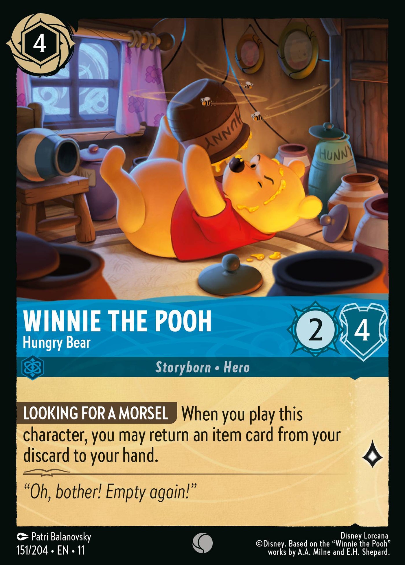 Winnie the Pooh - Hungry Bear