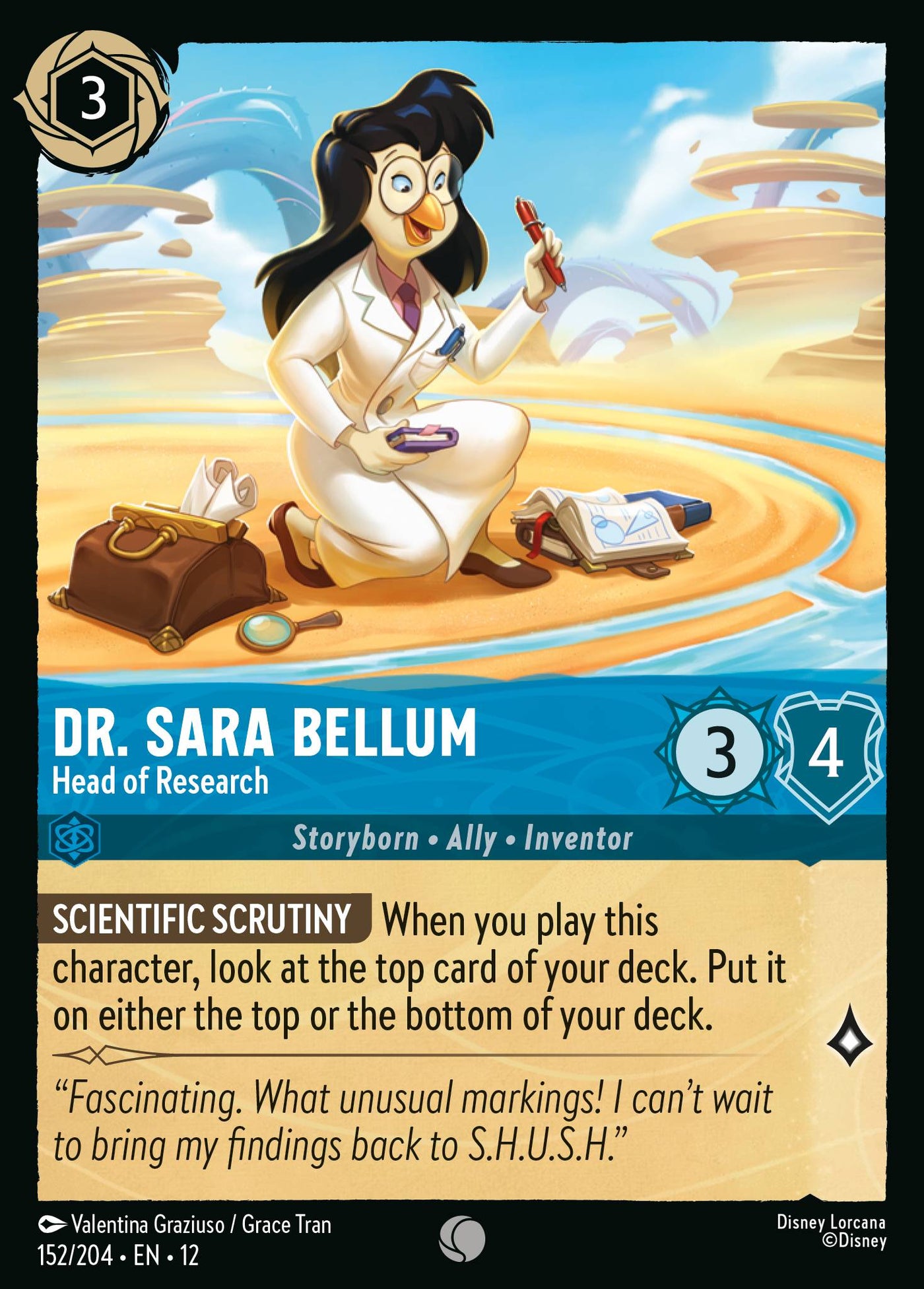 Dr. Sara Bellum - Head of Research