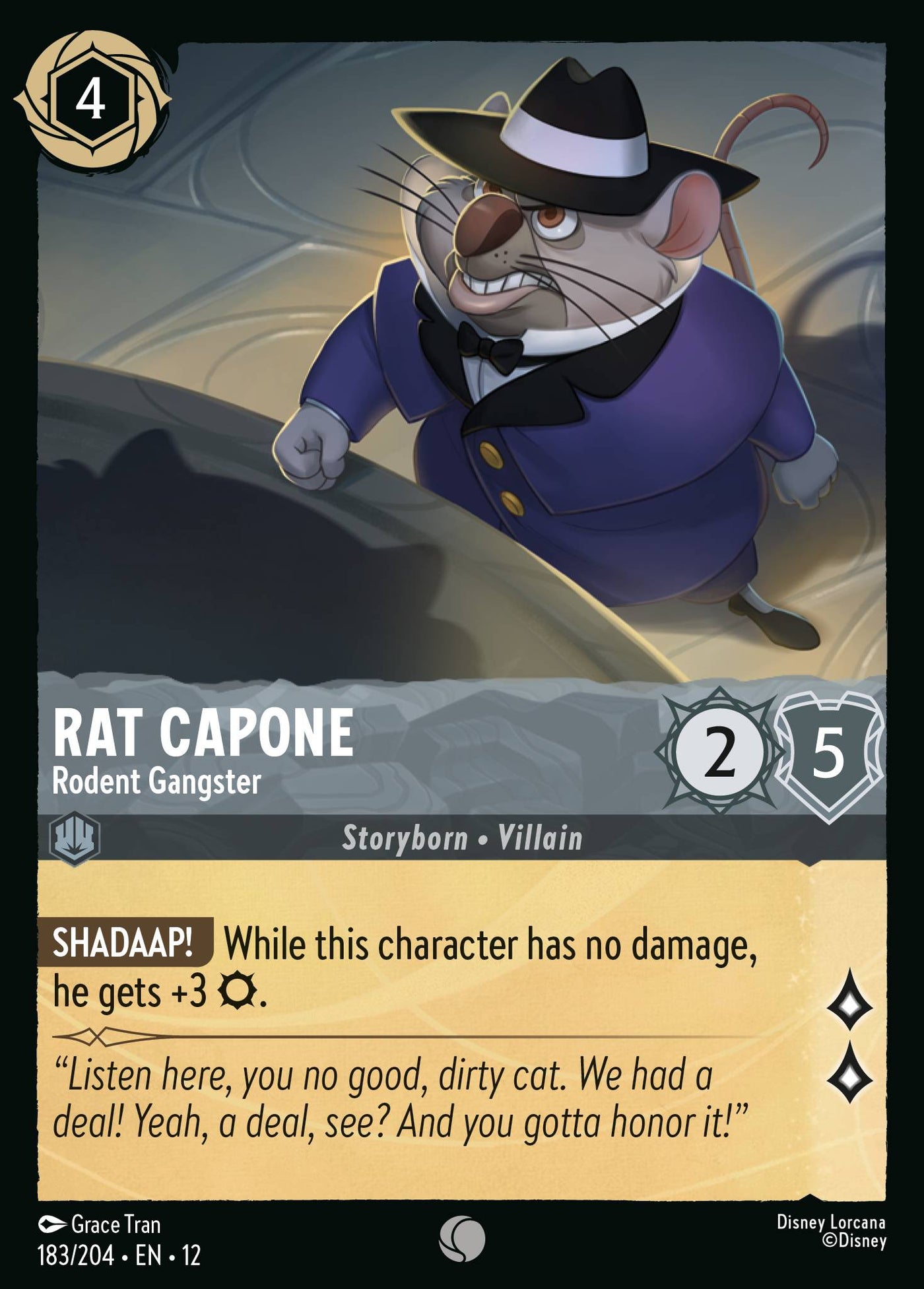 Rat Capone - Rodent Gangster