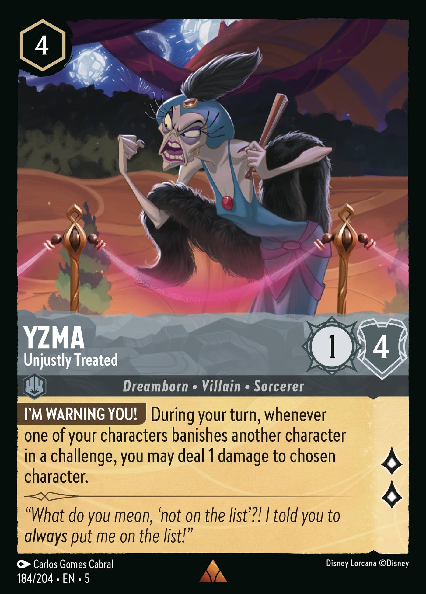 Yzma - Unjustly Treated