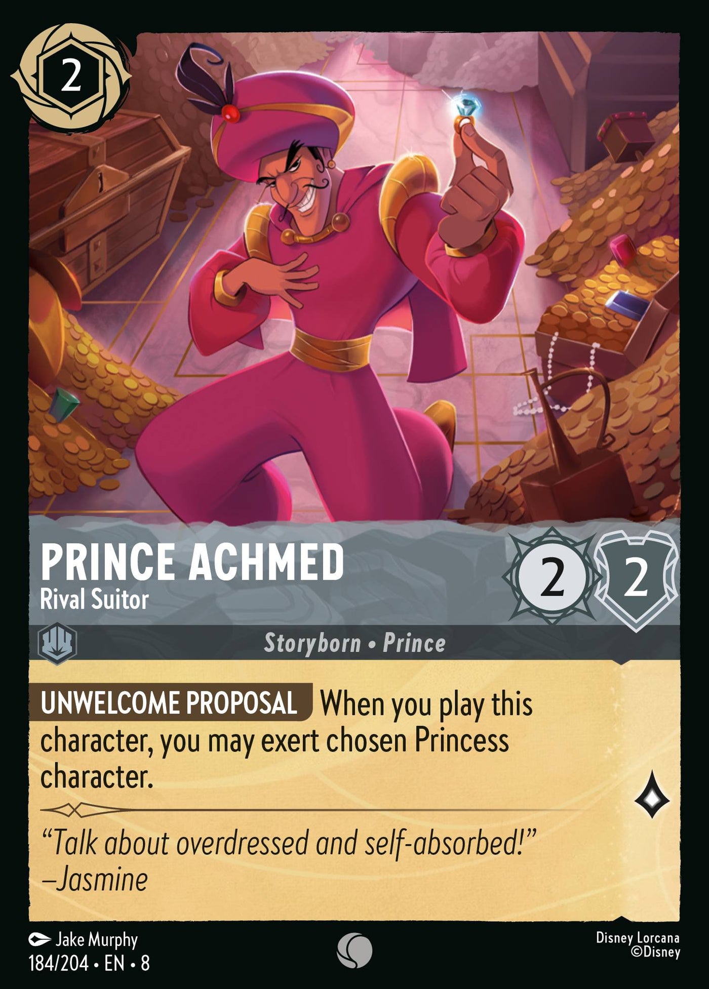 Prince Achmed - Rival Suitor
