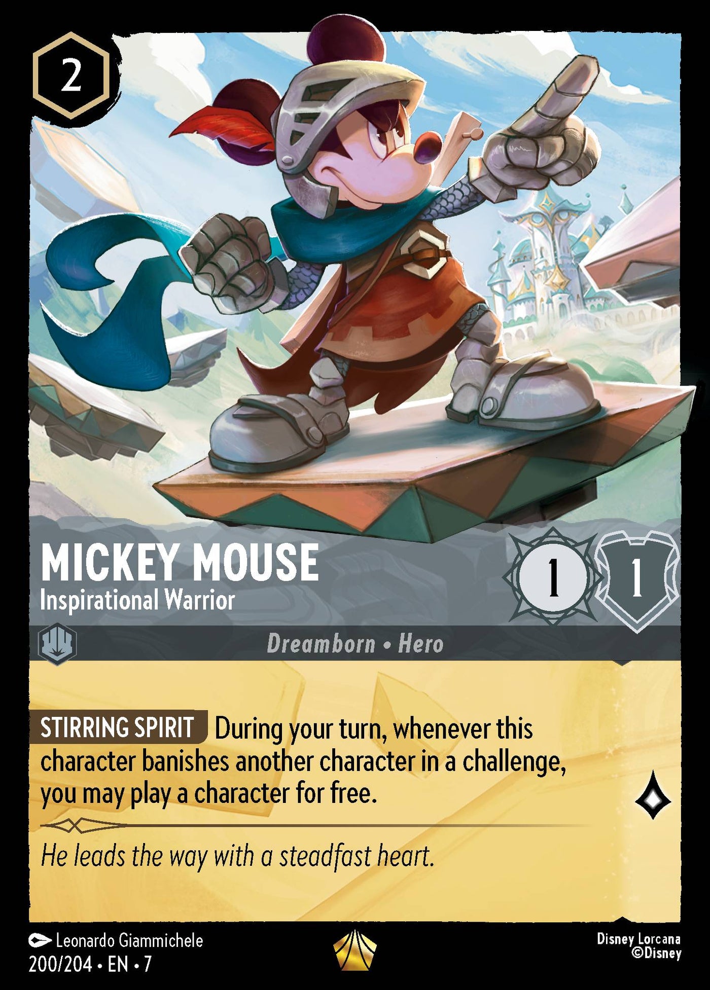 Mickey Mouse - Inspirational Warrior