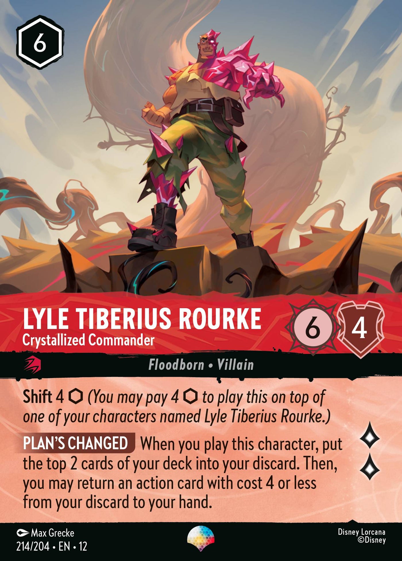 Lyle Tiberius Rourke - Crystallized Commander