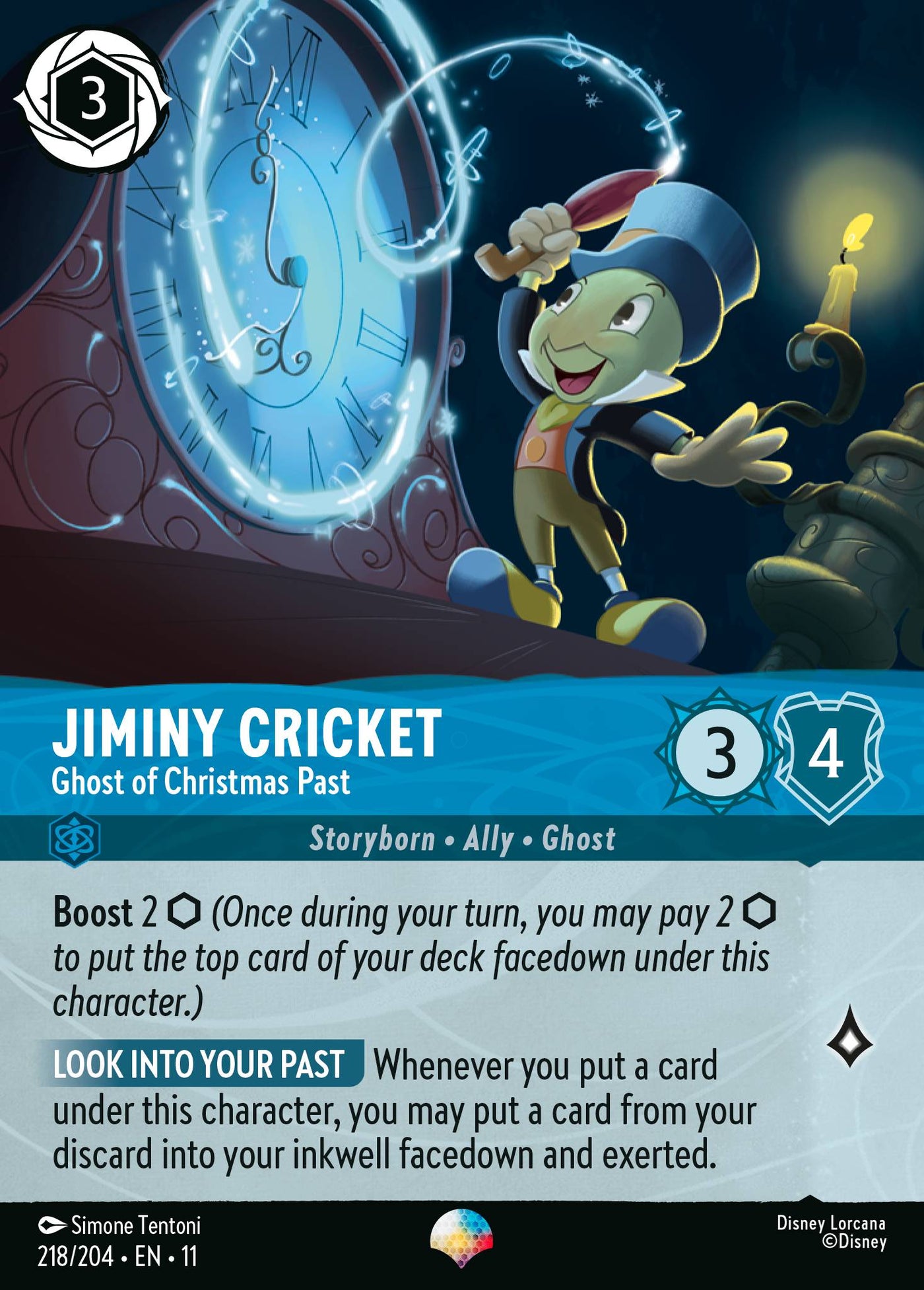 Jiminy Cricket - Ghost of Christmas Past