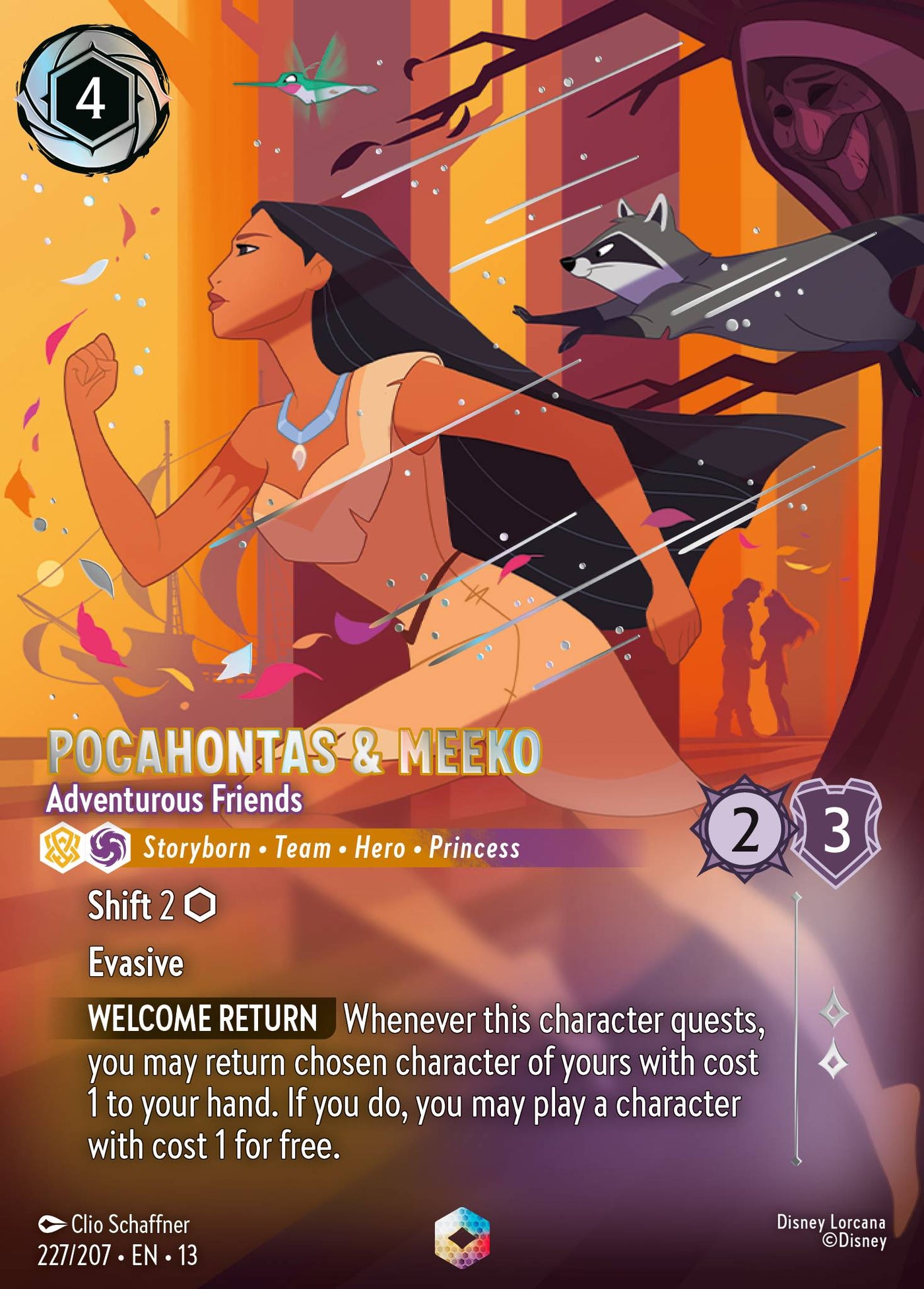 Pocahontas & Meeko - Adventurous Friends