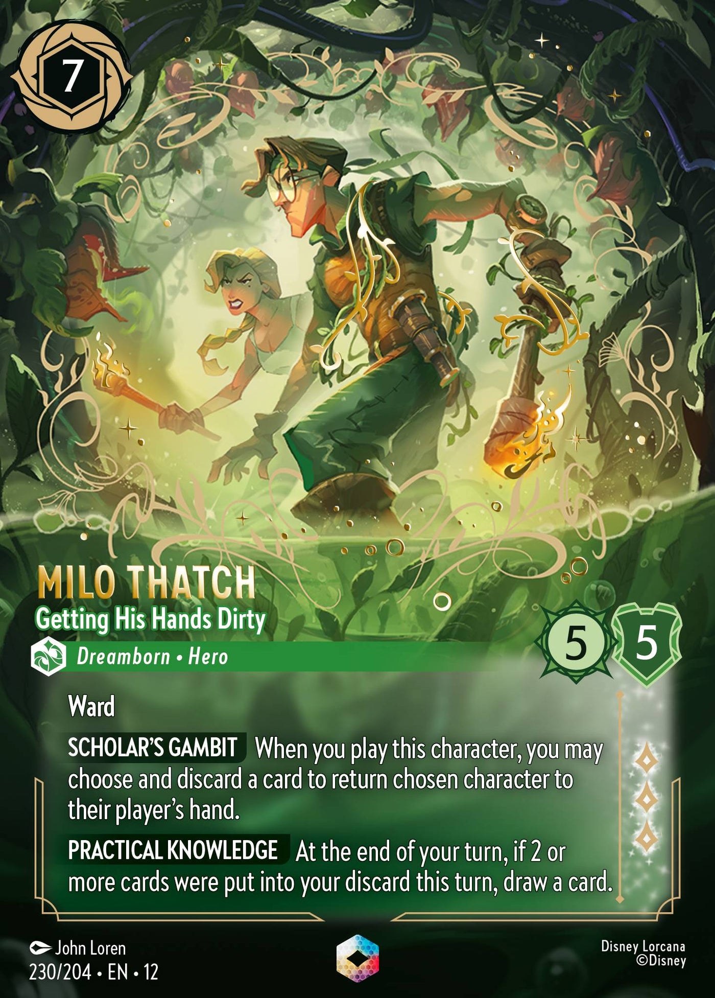 Milo Thatch - Getting His Hands Dirty