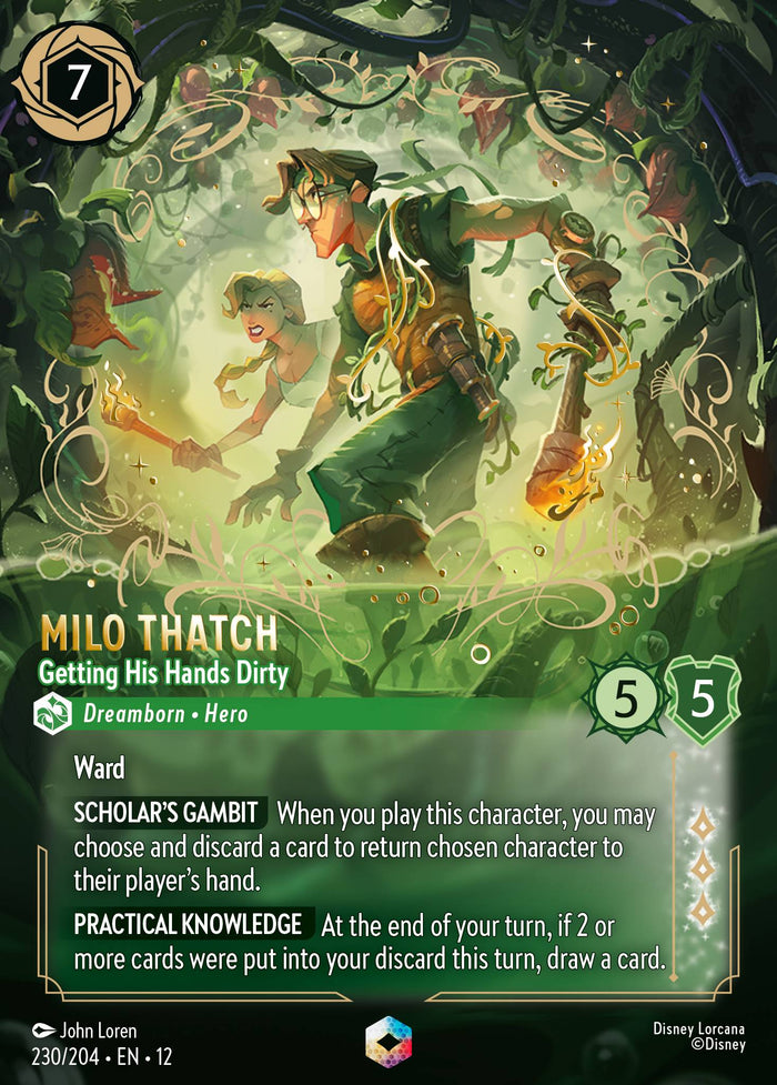 Milo Thatch - Getting His Hands Dirty