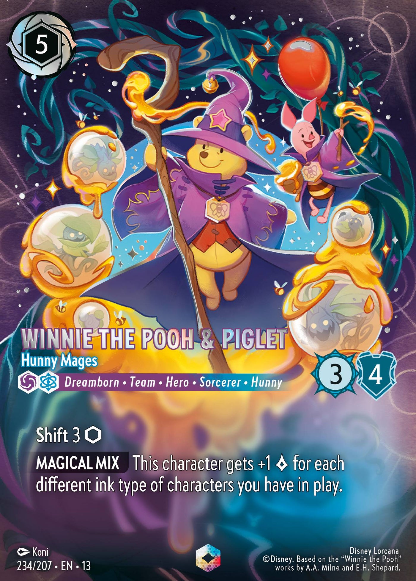Winnie the Pooh & Piglet - Hunny Mages