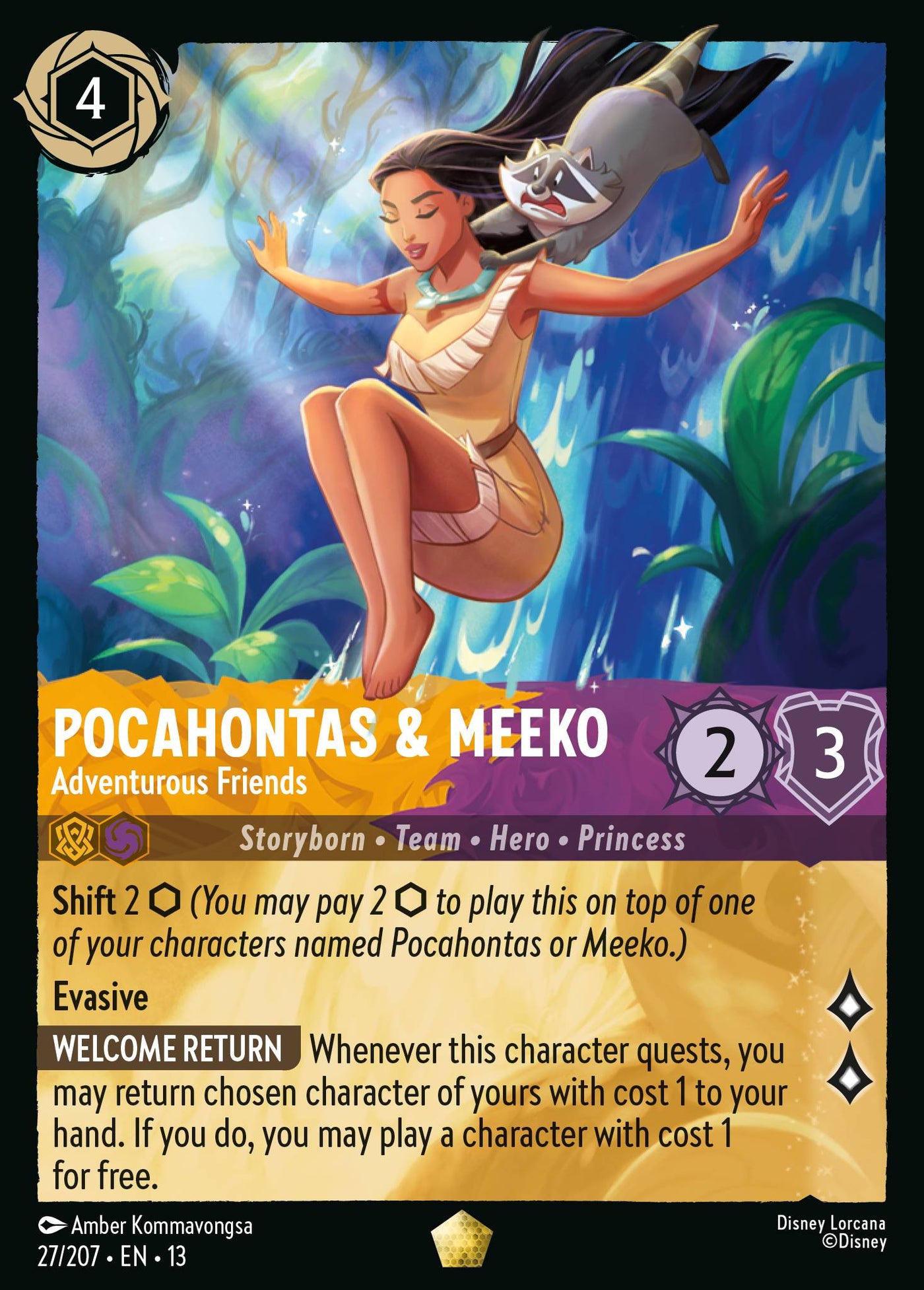 Pocahontas & Meeko - Adventurous Friends