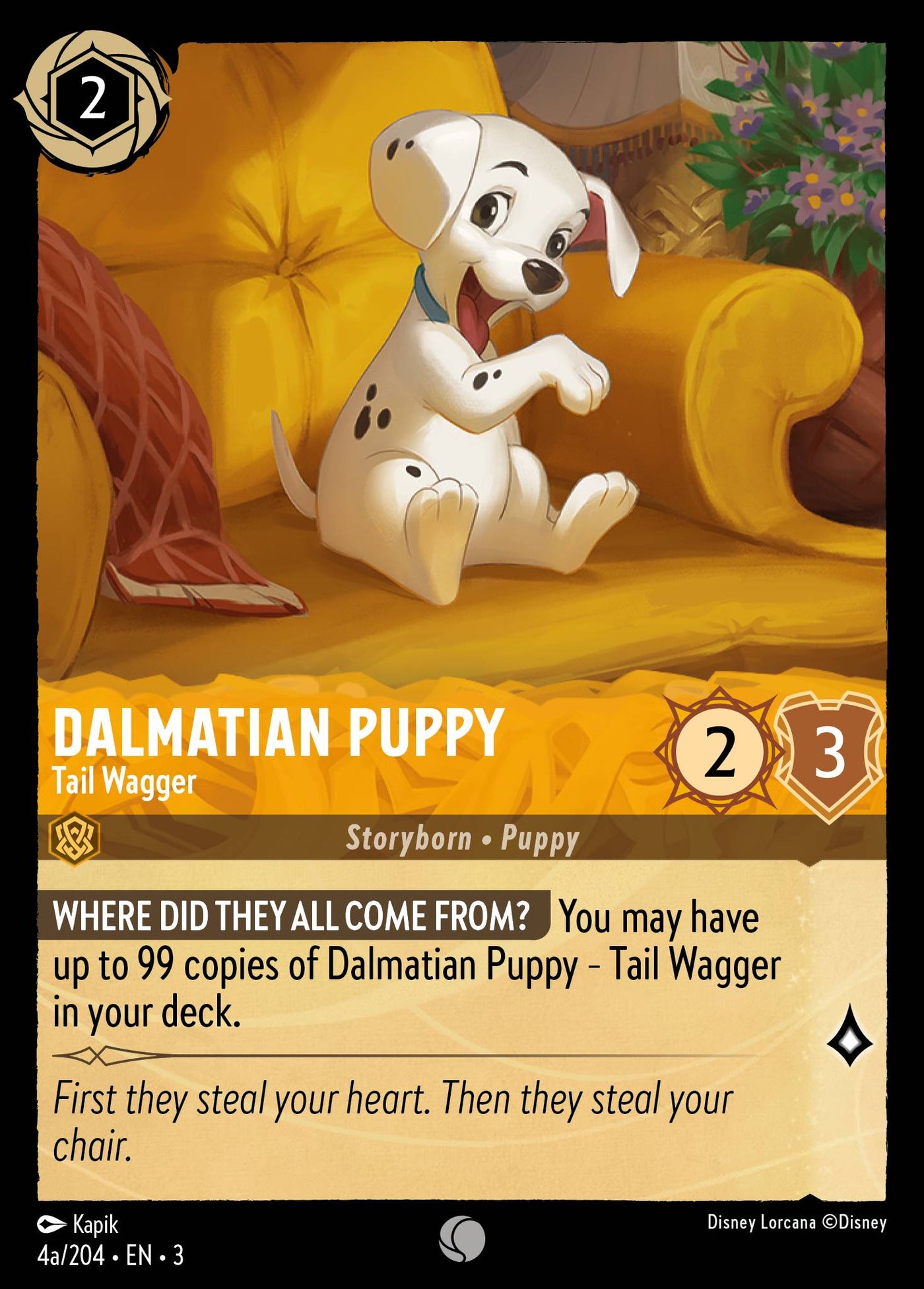 Dalmatian Puppy - Tail Wagger