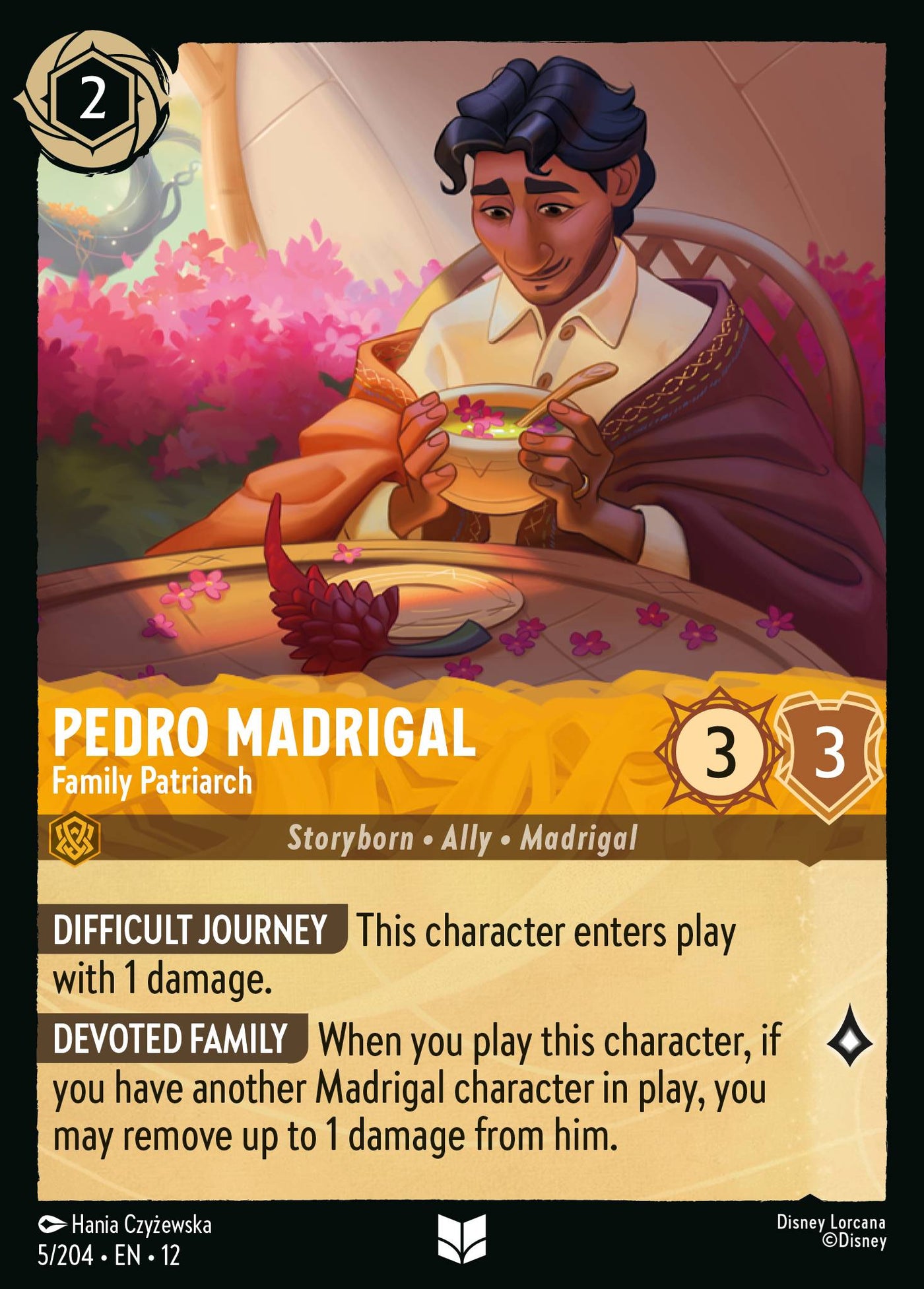 Pedro Madrigal - Family Patriarch