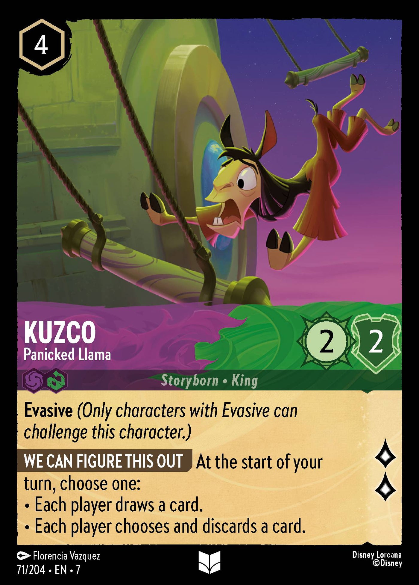 Kuzco - Panicked Llama