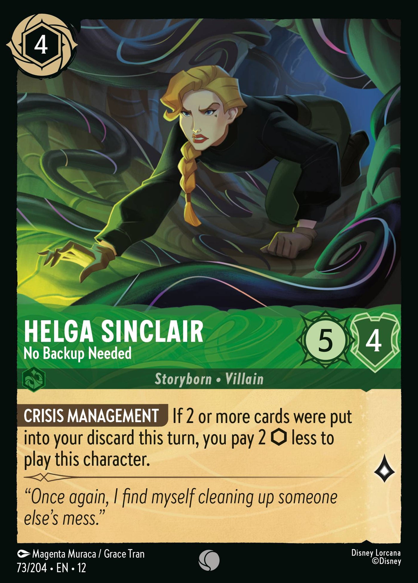Helga Sinclair - No Backup Needed