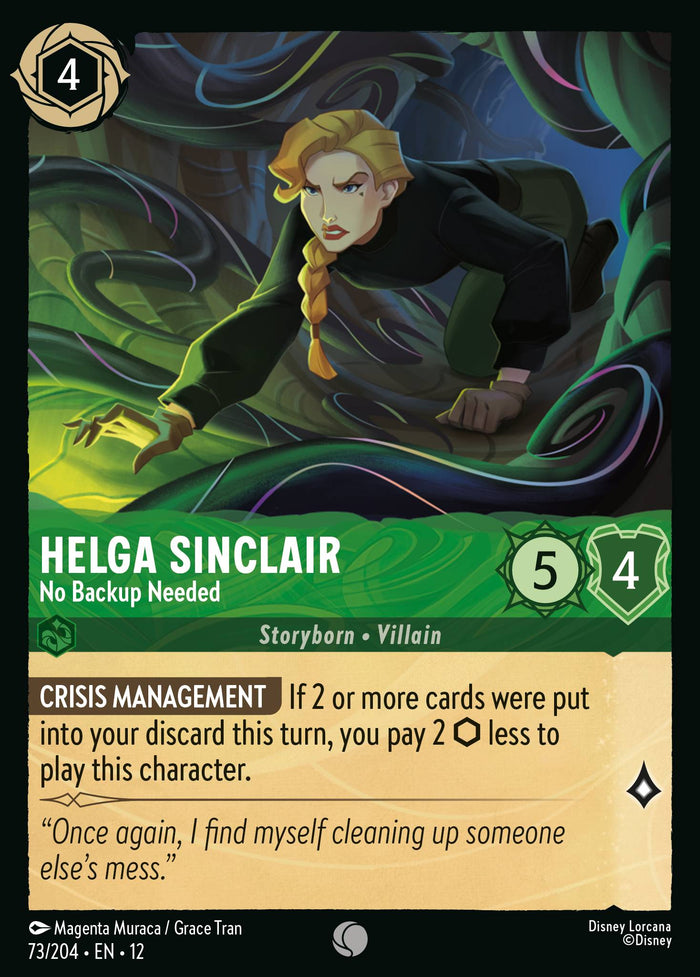 Helga Sinclair - No Backup Needed