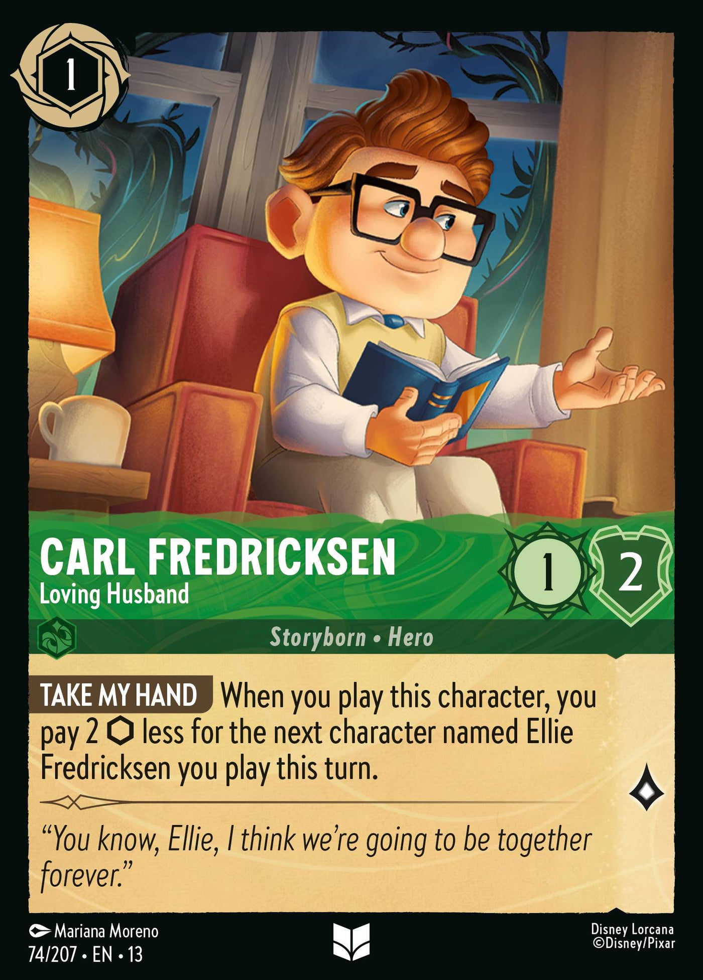 Carl Fredricksen - Loving Husband