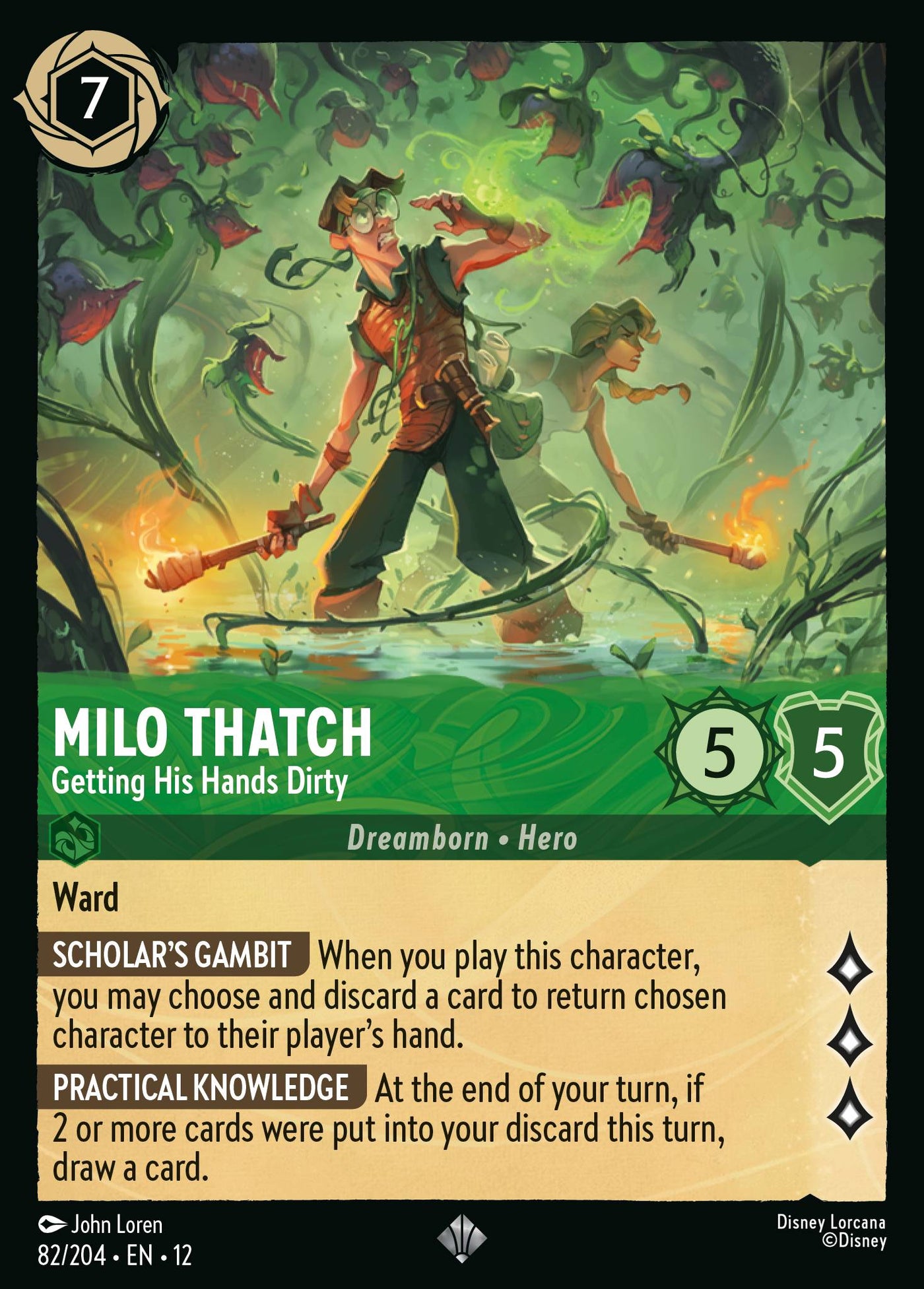 Milo Thatch - Getting His Hands Dirty
