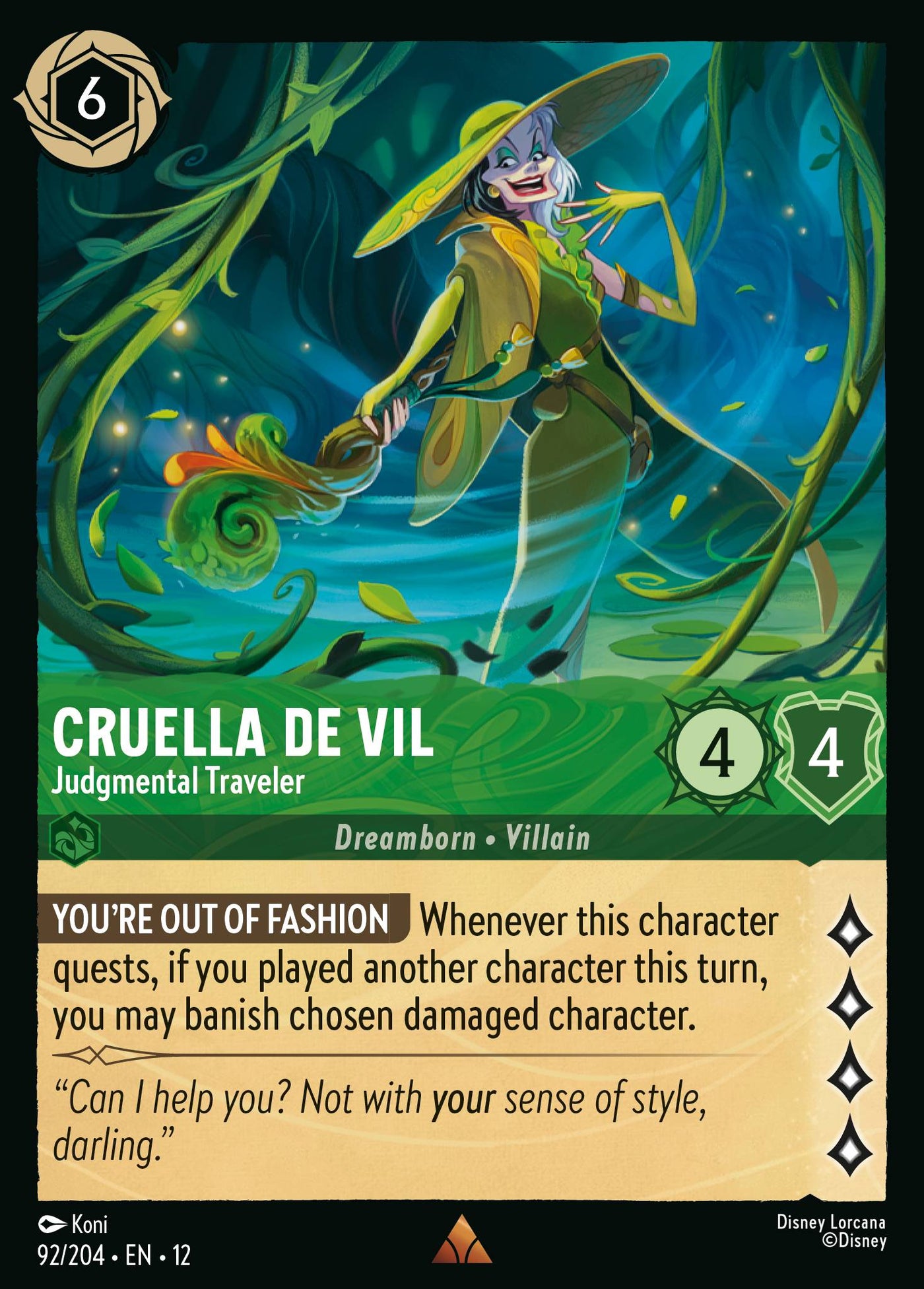 Cruella De Vil - Judgmental Traveler